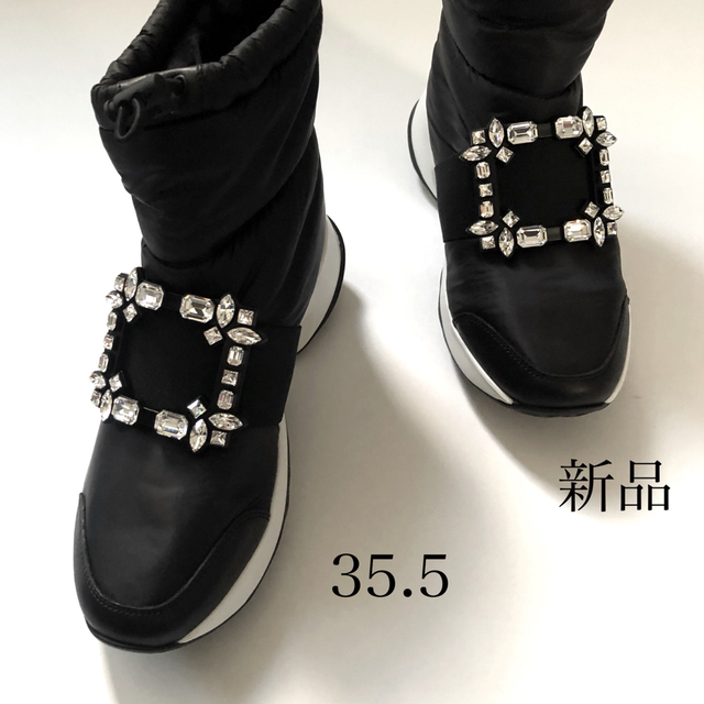 今日の超目玉】 ロジェ - VIVIER ROGER ヴィヴィエ 35.5 ブーツ スノー