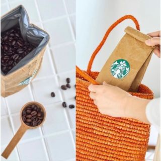 スターバックスコーヒー(Starbucks Coffee)のスターバックス☆新品未使用！コーヒービーンバッグ(収納/キッチン雑貨)