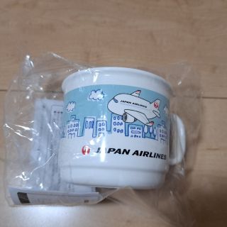 JAL コップ（巾着付き）(マグカップ)