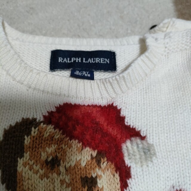 Ralph Lauren(ラルフローレン)のラルフローレン　ベア　ニット キッズ/ベビー/マタニティのキッズ服女の子用(90cm~)(ニット)の商品写真