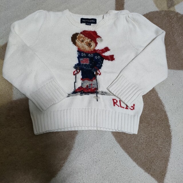 Ralph Lauren(ラルフローレン)のラルフローレン　ベア　ニット キッズ/ベビー/マタニティのキッズ服女の子用(90cm~)(ニット)の商品写真