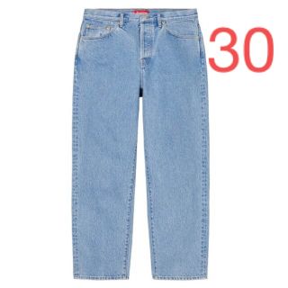 シュプリーム(Supreme)のsupreme baggy jean 30 washed blue(デニム/ジーンズ)