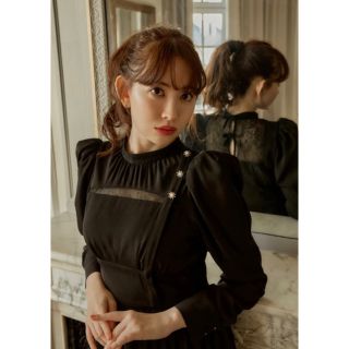 ハーリップトゥ(Her lip to)のModern Mademoiselle Back Ribbon Dress(ロングワンピース/マキシワンピース)