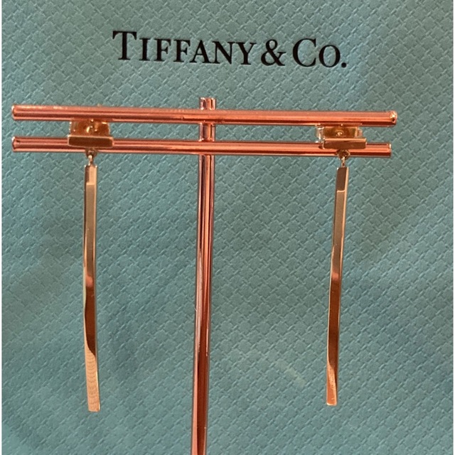 Tiffany & Co.(ティファニー)のTIFFANY&Co. ティファニー Tバー ピアス K18YG 美品 レディースのアクセサリー(ピアス)の商品写真