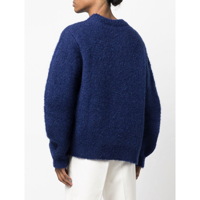 Jil Sander(ジルサンダー)のJILSANDER chunky ニット セーター M ブルー  メンズのトップス(ニット/セーター)の商品写真