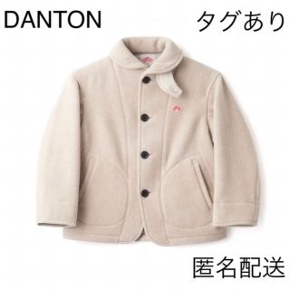 ダントン(DANTON)のダントン　ウールパイルラウンドカラージャケット　レディース　36 ウールモッサ(ノーカラージャケット)