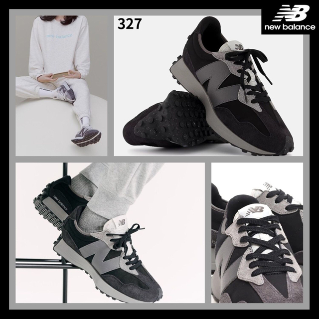 【ビッグ】 New Balance - 【新品未使用】タグ箱あり 限定モデル ニューバランス MS327 23.5cmの にてご