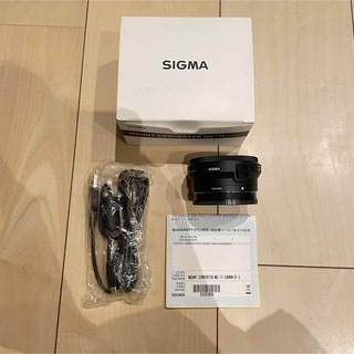 シグマ(SIGMA)のSIGMA マウントコンバーター MC-11キヤノンEFレンズ　ソニーEボディ用(その他)