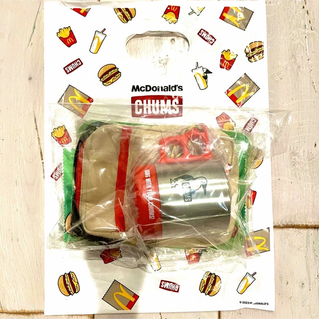 CHUMS(チャムス)のマクドナルド 2023 福袋 CHUMSコラボ エンタメ/ホビーのコレクション(ノベルティグッズ)の商品写真