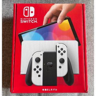 ニンテンドースイッチ(Nintendo Switch)の新品未開封 Nintendo Switch(有機ELモデル・ホワイト)(家庭用ゲーム機本体)