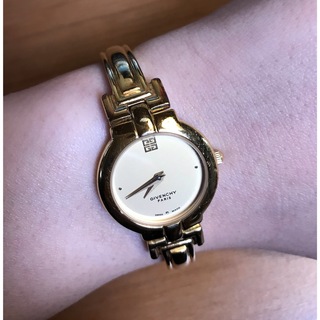 ジバンシィ(GIVENCHY)のジャンク品　ジバンシー　腕時計　ゴールド(腕時計)