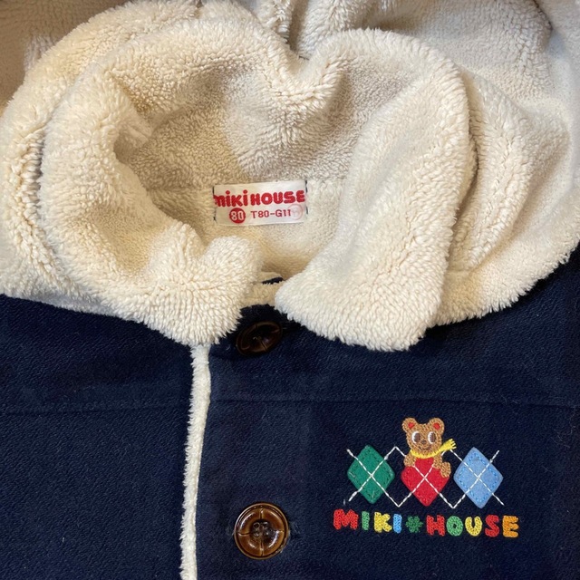 mikihouse(ミキハウス)のミキハウス　コート 80 キッズ/ベビー/マタニティのベビー服(~85cm)(ジャケット/コート)の商品写真