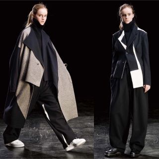 ヨウジヤマモト(Yohji Yamamoto)の  ヨウジヤマモト 切替デザインワイドパンツ 【2056】(その他)