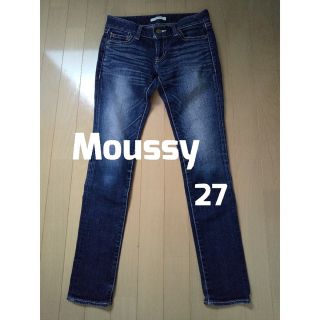 マウジー(moussy)の【美品】Moussy　スキニーデニム　27インチ(デニム/ジーンズ)