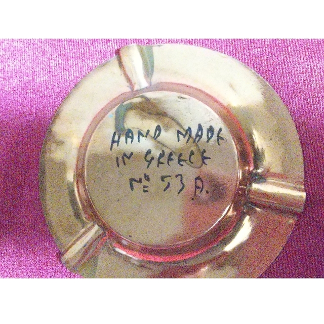 ギリシャ製置物(灰皿、タバコ置き) インテリア/住まい/日用品のインテリア小物(置物)の商品写真