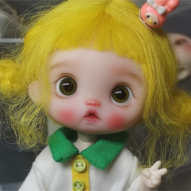 オビツ11ドール創作人形ob11ドール粘土ドールヘッドのみの通販 by みゅ