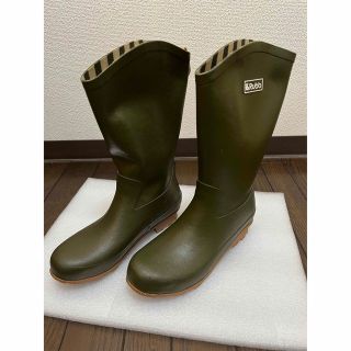 Rubb レインブーツ　23.0 オリーブ(レインブーツ/長靴)