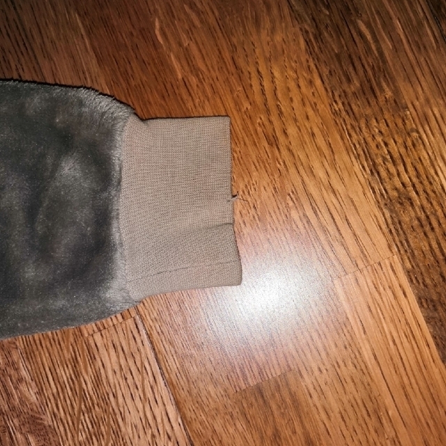MUJI (無印良品)(ムジルシリョウヒン)の無印良品　ボアフリース　着る毛布 パジャマ　80~90 キッズ/ベビー/マタニティのベビー服(~85cm)(パジャマ)の商品写真