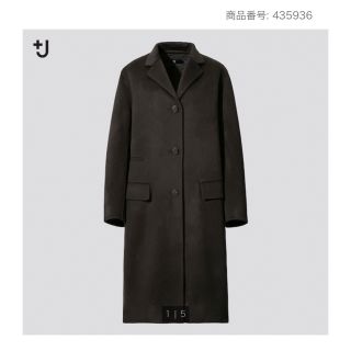 ユニクロ(UNIQLO)の【タグ付き未使用】UNIQLO +J  カシミヤブレンドチェスターコート(チェスターコート)