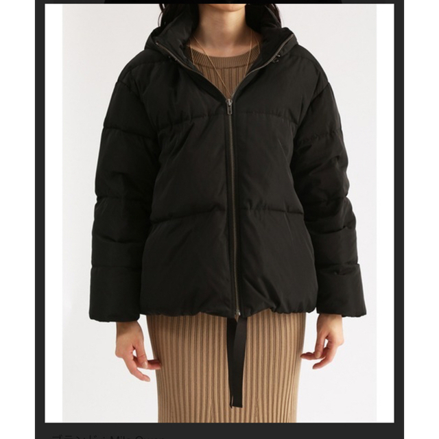 Mila Owen(ミラオーウェン)の裾リボンダウンジャケット レディースのジャケット/アウター(ダウンジャケット)の商品写真