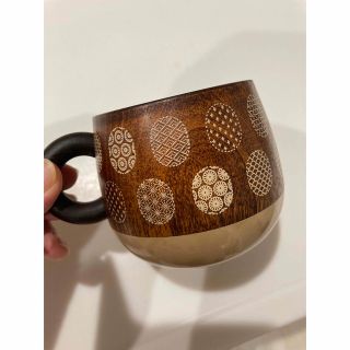 スターバックスコーヒー(Starbucks Coffee)のスターバックス　飛騨高山限定　[JiMOTO Made]ウッドマグ漆ホワイト(グラス/カップ)