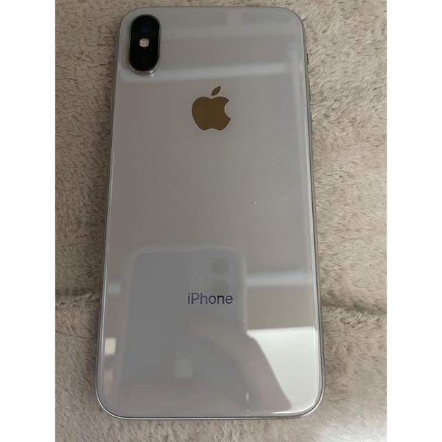 【わりと美品】iPhone X Silver 64 GB SIMフリー