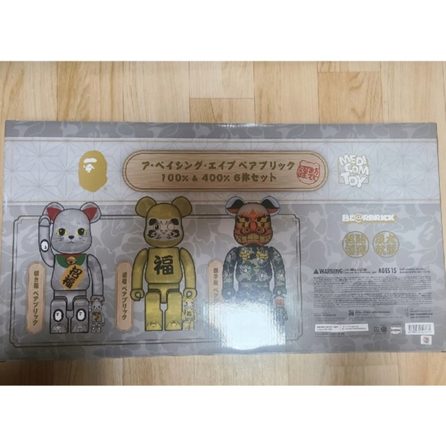 BE@RBRICK BAPE 招き猫 達磨 獅子舞 100% & 400% オンラインストア購入