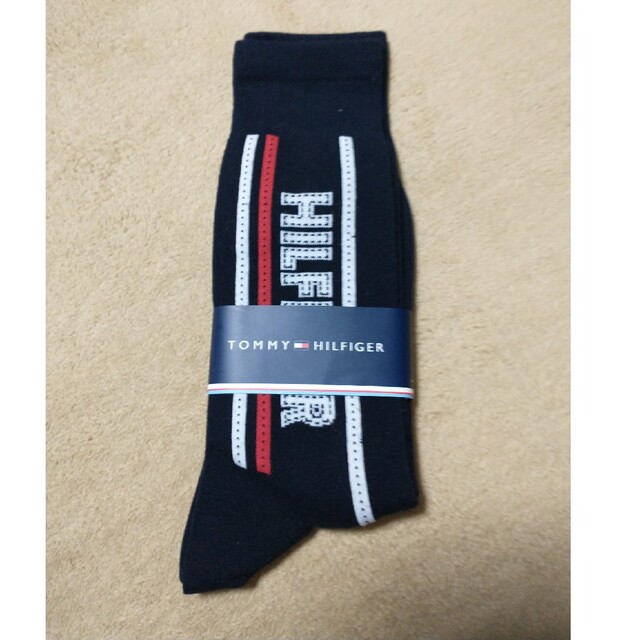 TOMMY HILFIGER(トミーヒルフィガー)の【新品】トミーヒルフィガー　ソックス　ネイビー メンズのレッグウェア(ソックス)の商品写真