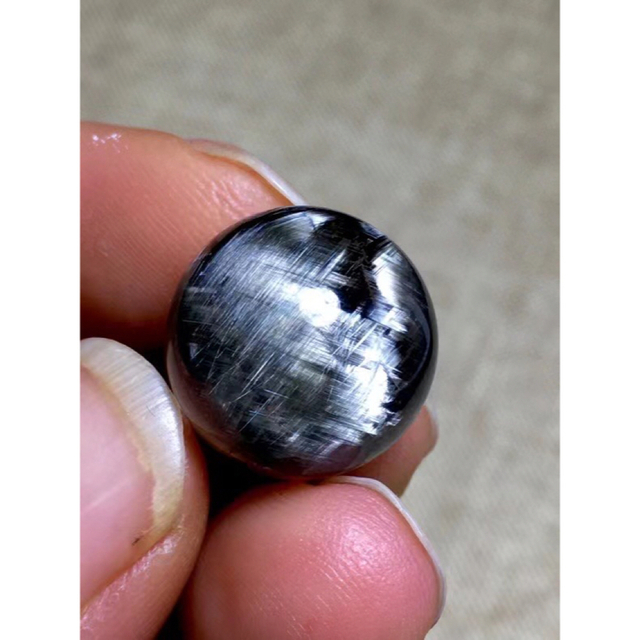 【高級】プラチナタイチンルチルクォーツ 丸玉 15mm 5
