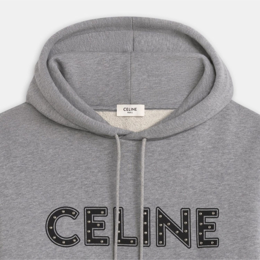 celine(セリーヌ)のセリーヌ スタッズ付き CELINE スウェットパーカー メンズのトップス(パーカー)の商品写真