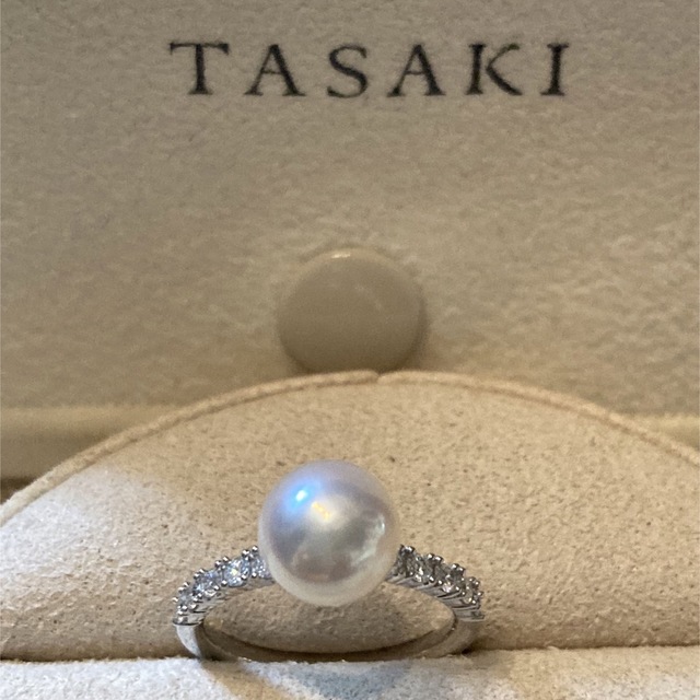 TASAKI(タサキ)のTASAKI タサキ パールダイヤリング 美品 ♯9号 ♯バランス♯デインジャー レディースのアクセサリー(リング(指輪))の商品写真