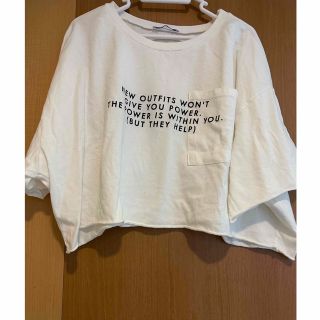 ザラ(ZARA)のZARA ショート丈トップス(Tシャツ(半袖/袖なし))