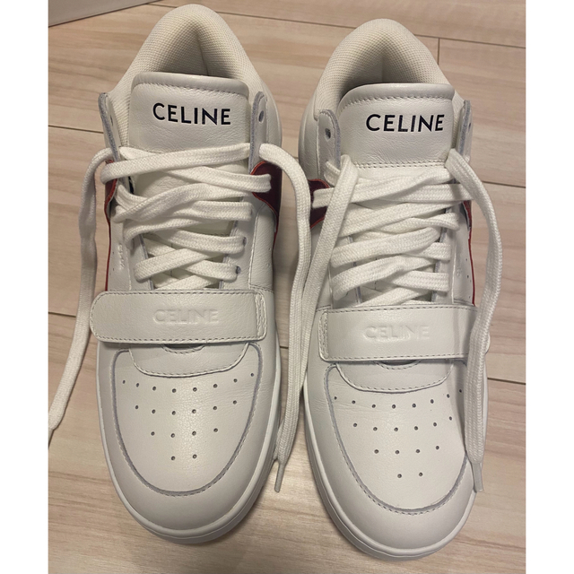 celine(セリーヌ)のCELINE CT-02 ミドルスニーカー　37 バーガンディ レディースの靴/シューズ(スニーカー)の商品写真