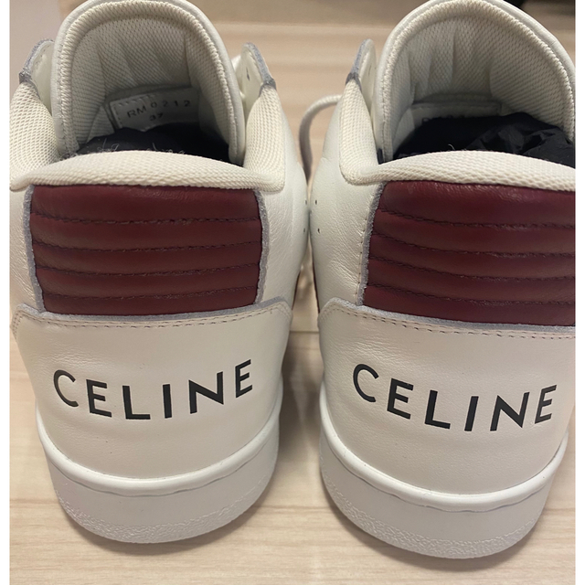 celine(セリーヌ)のCELINE CT-02 ミドルスニーカー　37 バーガンディ レディースの靴/シューズ(スニーカー)の商品写真