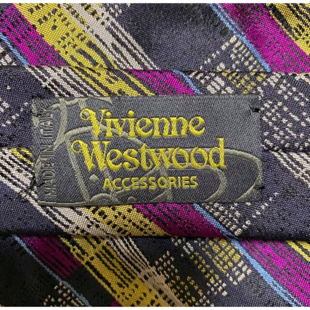 Vivienne Westwood(ヴィヴィアンウエストウッド)の【新品タグ付】Vivienne Westwood シルク ネクタイ オーブ メンズのファッション小物(ネクタイ)の商品写真