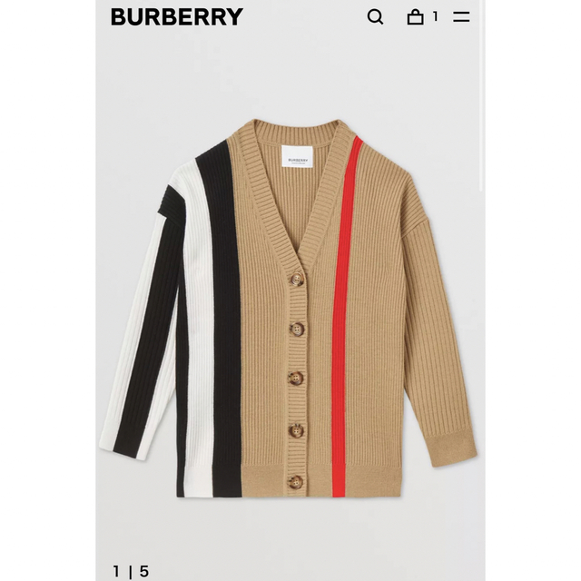 BURBERRY(バーバリー)のバーバリーキッズ　カーディガン レディースのトップス(カーディガン)の商品写真