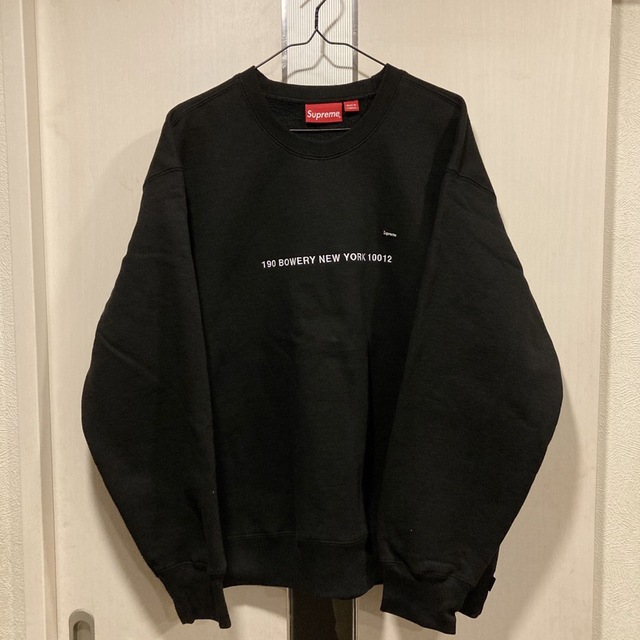 supreme shop small box crewneck NY店舗限定トップス