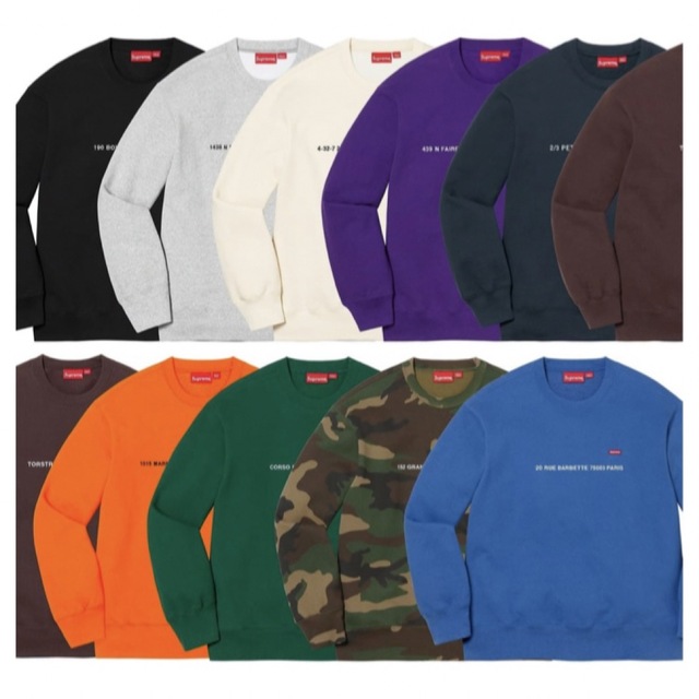 Supreme(シュプリーム)のsupreme shop small box crewneck LA店舗限定 メンズのトップス(スウェット)の商品写真