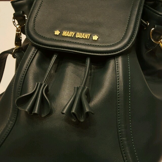 MARY QUANT(マリークワント)の未使用MARY QUANT♪ﾓｽｸﾞﾘｰﾝﾘｭｯｸ2wayﾊﾞｯｸﾞ レディースのバッグ(リュック/バックパック)の商品写真