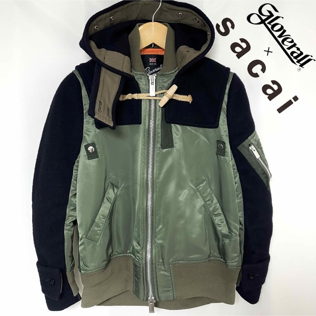 sacai - sacai × Gloveralダッフル＆MA1 ドッキング ジャケット 1の通販 by KL Store｜サカイならラクマ