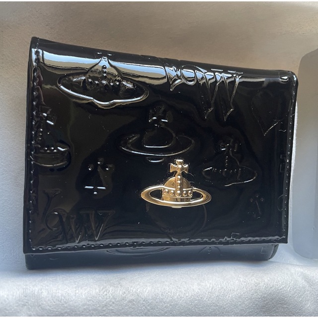 【新品未使用】Vivienne Westwood　三つ折り財布　ブラック