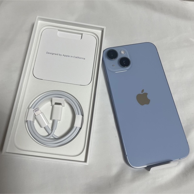 iPhone14 128G ブルー未使用品