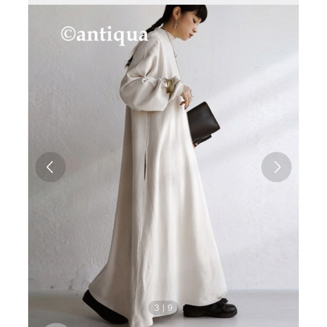 antiqua(アンティカ)のアンティカ  antiquaワンピース レディースのワンピース(ロングワンピース/マキシワンピース)の商品写真