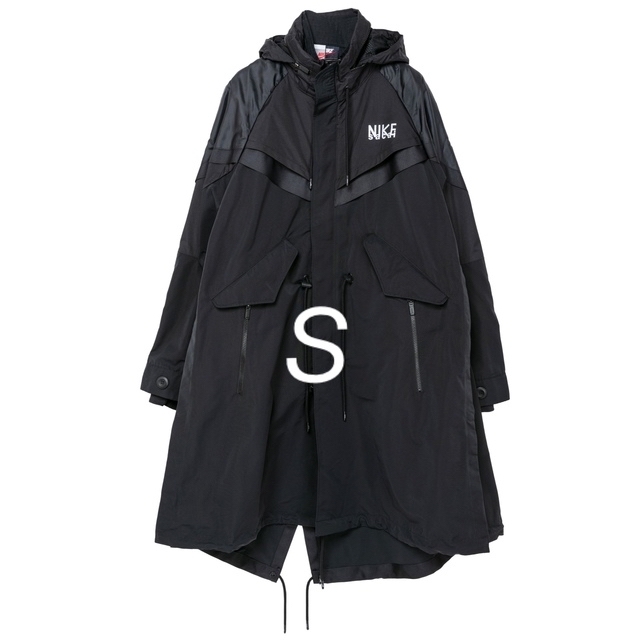 贅沢品 Nike x sacai Men's Trench Jacket Black L 黒 試着のみ