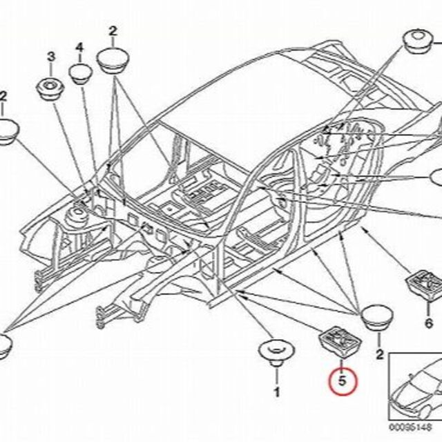 BMW(ビーエムダブリュー)のBMW ジャッキアップポイント 自動車/バイクの自動車(車種別パーツ)の商品写真