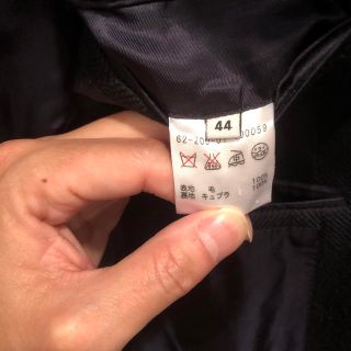 エストネーション チェスターコート 44 ネイビー 【冬バーゲン☆特別