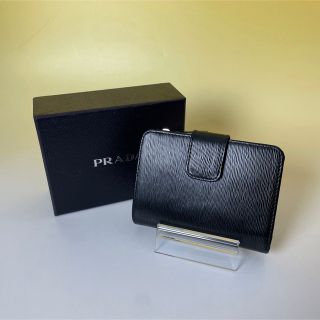 PRADA - prada 美品 黒 折り財布 ヴィッテロ ムーブ プラダの通販 by