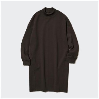 ユニクロ(UNIQLO)のドライスウェット　コクーンワンピース(ひざ丈ワンピース)