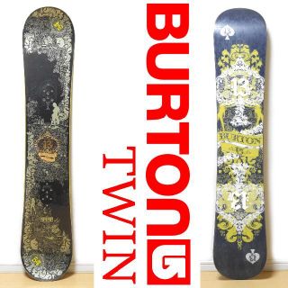 約296mm実寸ウェスト幅直接引取大歓迎 スノーボード BURTON TWIN 154cm バートン