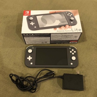 ニンテンドウ(任天堂)の任天堂　Nintendo Switch Lite グレー　美品(携帯用ゲーム機本体)
